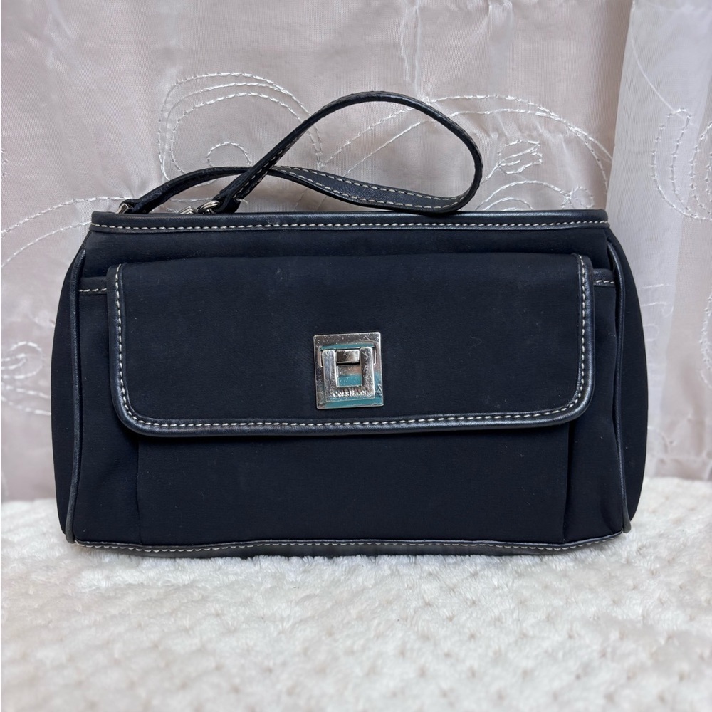 Cole Haan Black Wristlet Mini Clutch Purse